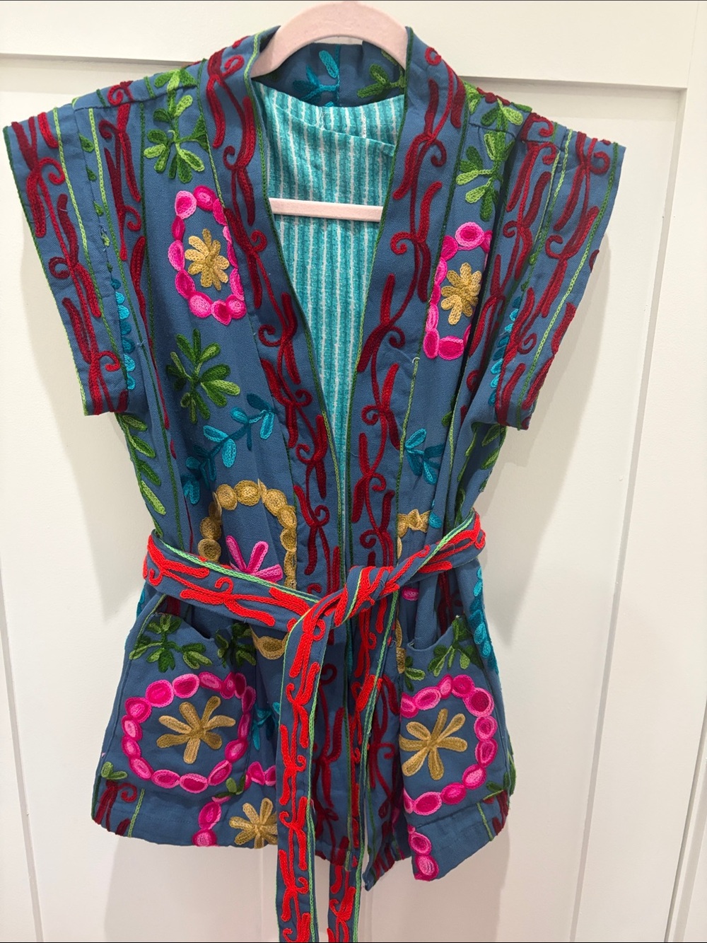 Embroidered Vest